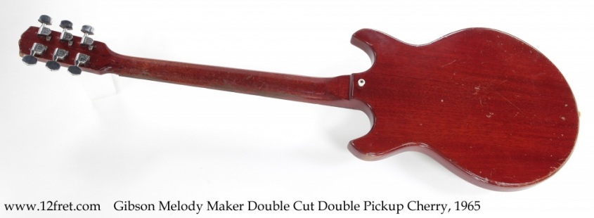 Gibson Melody Maker Double Cut Double Pickup Cherry, 1965 Full Rear View