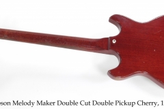 Gibson Melody Maker Double Cut Double Pickup Cherry, 1965 Full Rear View