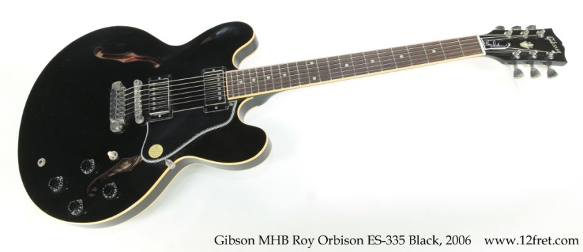 Gibson MHB Roy Orbison ES-335 Black, 2006 Full Front View