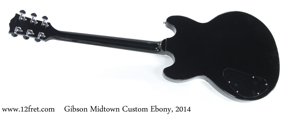 Gibson Midtown Custom Ebony, 2014 Full Rear View