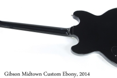 Gibson Midtown Custom Ebony, 2014 Full Rear View