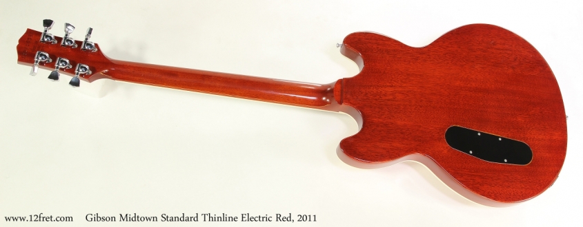 Gibson Midtown Standard Thinline Electric Red, 2011 Full Rear View