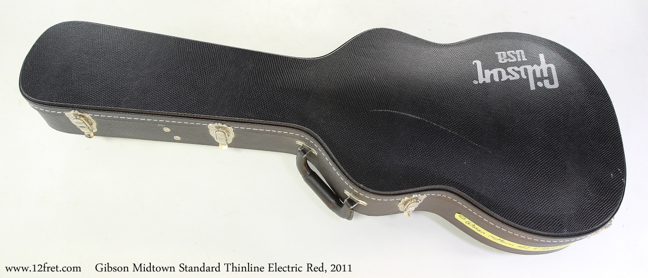 Gibson Midtown Standard Thinline Electric Red, 2011  Case Closed Top View
