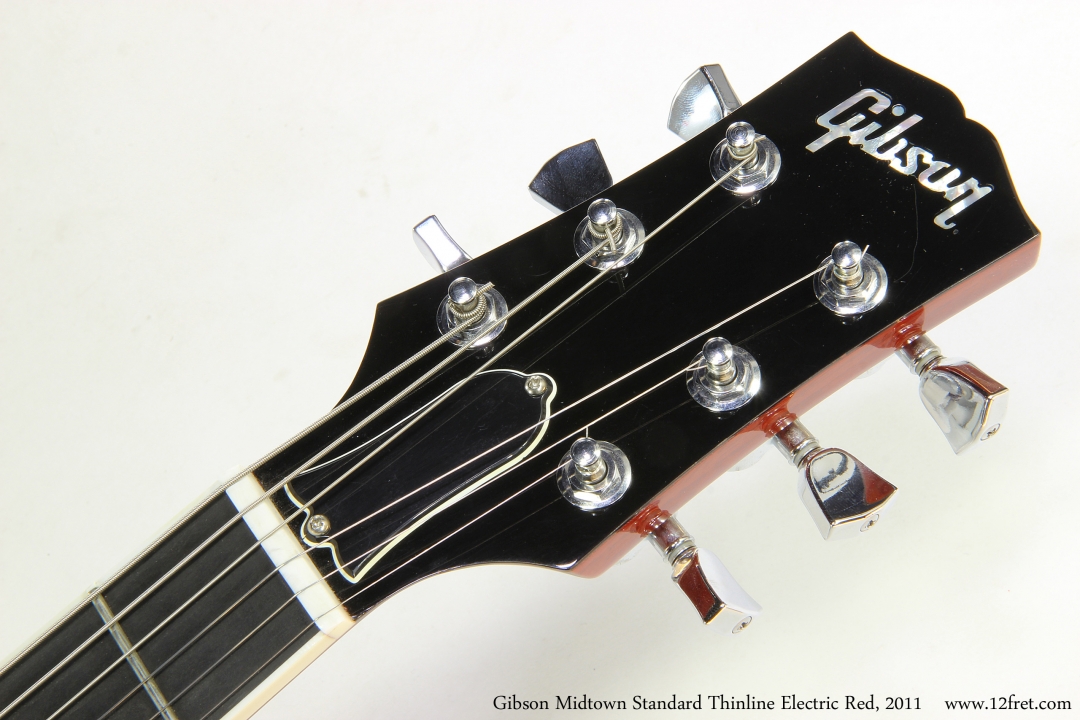 Gibson Midtown Standard Thinline Electric Red, 2011   Head Front View