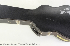 Gibson Midtown Standard Thinline Electric Red, 2011  Case Closed Top View