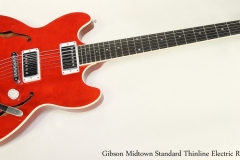 Gibson Midtown Standard Thinline Electric Red, 2011 Full Front View