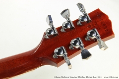 Gibson Midtown Standard Thinline Electric Red, 2011   Head Rear View