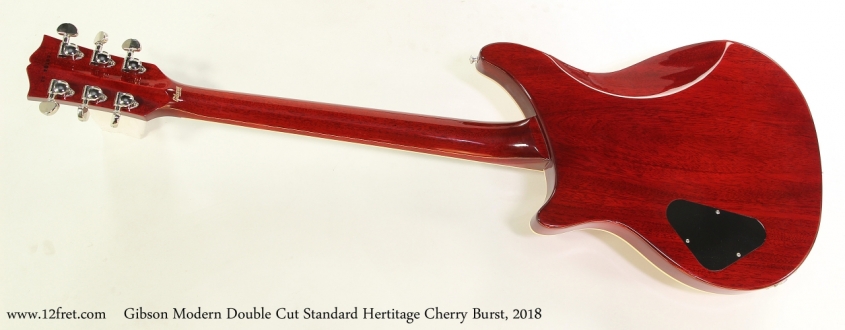 Gibson Modern Double Cut Standard Hertitage Cherry Burst, 2018  Full Rear View