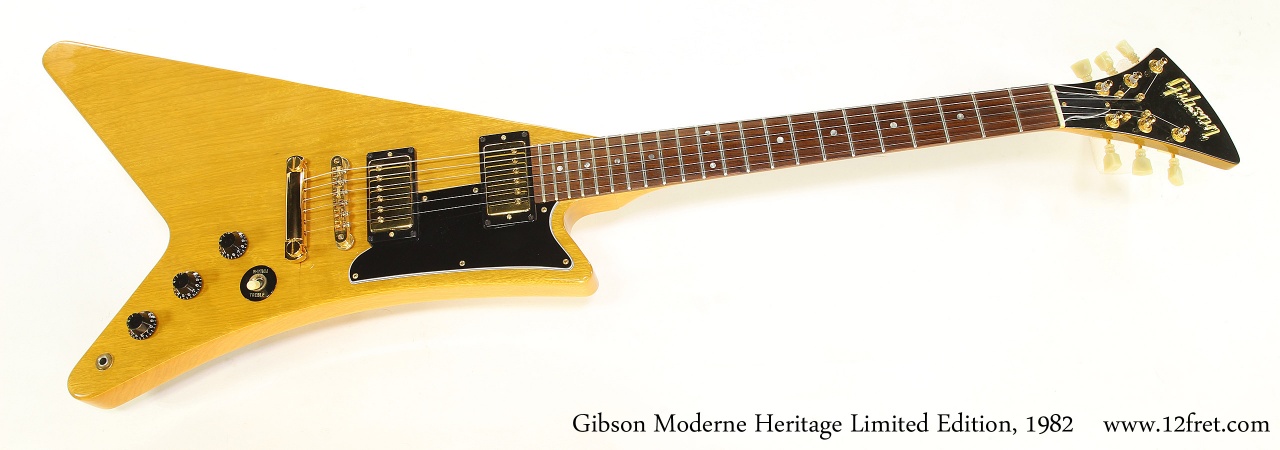 Gibson Moderne Heritage Limited Edition, 1982 Full Front View