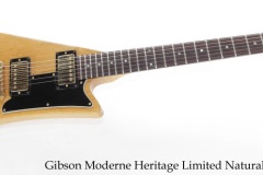 Gibson Moderne Heritage Limited Natural, 1982 Full Front View