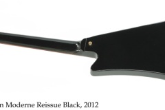 Gibson Moderne Reissue Black, 2012 Full Rear View