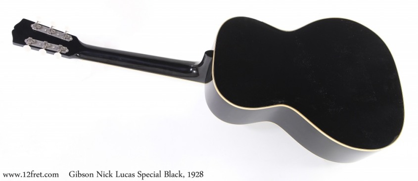 Gibson Nick Lucas Special Black, 1928 Full Rear View
