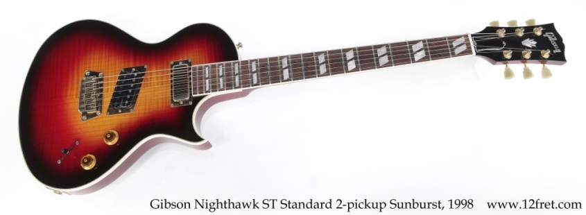Gibson Nighthawk ST Standard 2-pickup Sunburst, 1998 Full Front View