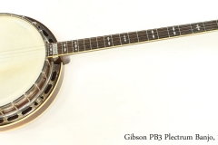 Gibson PB3 Plectrum Banjo, 1927   Full Front View