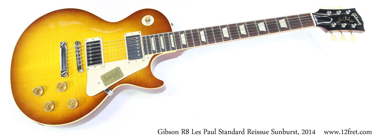 Gibson R8 Les Paul Standard Reissue Sunburst, 2014 Full Front View