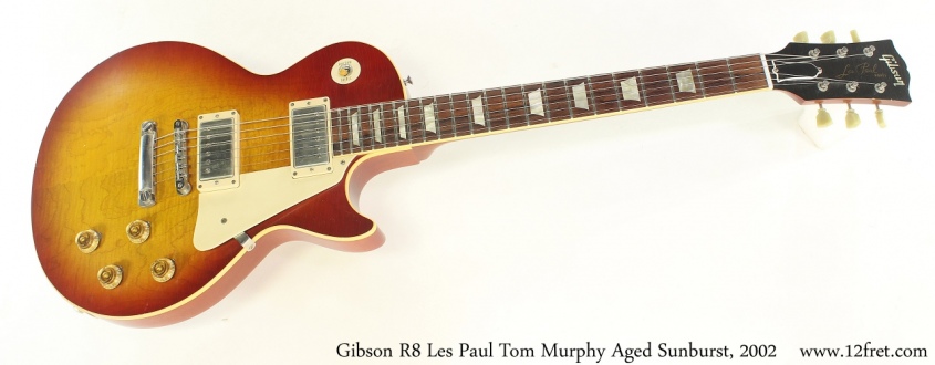 Gibson R8 Les Paul Tom Murphy Aged Sunburst, 2002 Full Front View