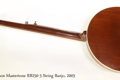 Gibson Mastertone RB250 5 String Banjo, 2003   Full Rear View Banjo, 2003   Full Rear View03-cons-full-rear
