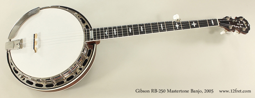 Gibson RB-250 Mastertone Banjo, 2005 Full Front View