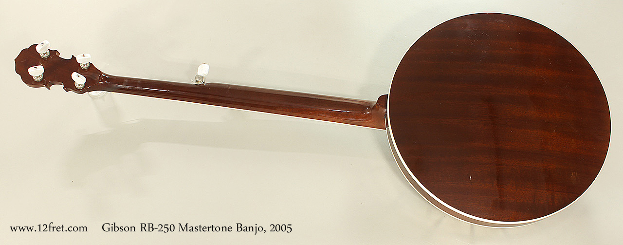 Gibson RB-250 Mastertone Banjo, 2005 Full Rear View