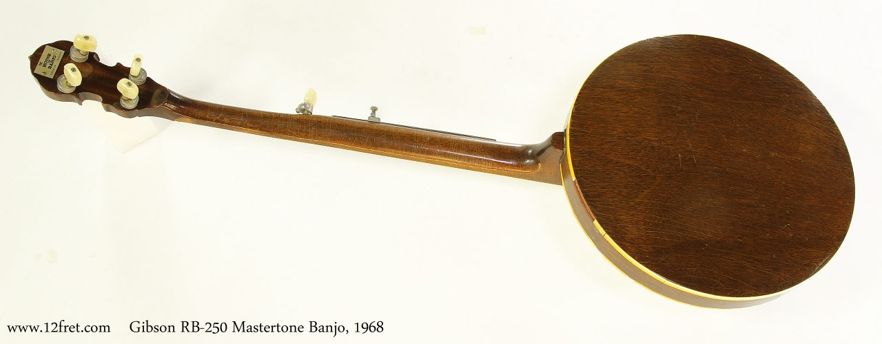 Gibson RB-250 Mastertone Banjo, 1968 Full Rear View