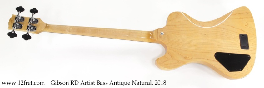 Gibson RD Artist Bass Antique Natural, 2018 Full Rear View