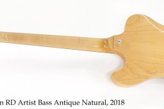 Gibson RD Artist Bass Antique Natural, 2018 Full Rear View