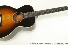 Gibson Robert Johnson L-1 Sunburst, 2005 Full Front View