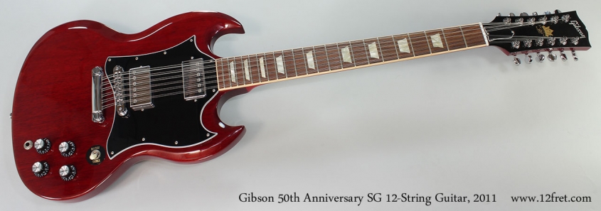 Gibson 50th Anniversary SG 12-String Guitar, 2011 Full Front View
