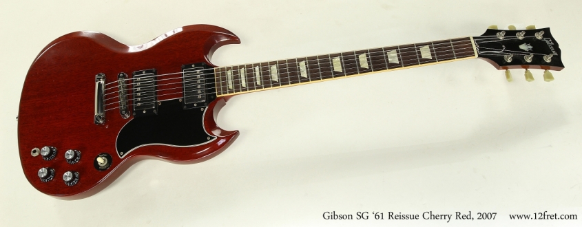 Gibson SG '61 Reissue Cherry Red, 2007  Full Front View