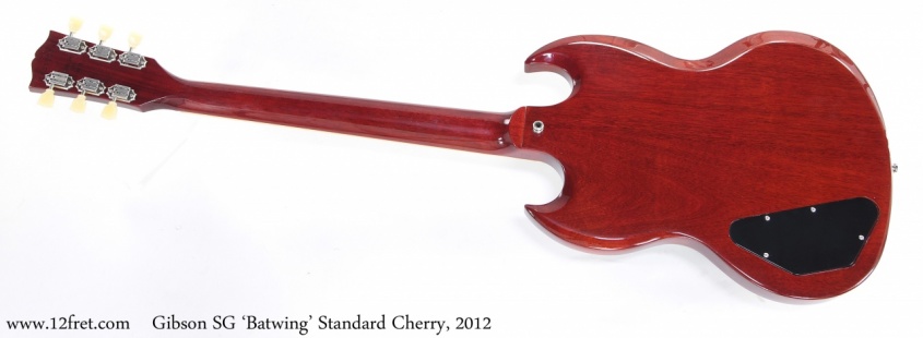 Gibson SG 'Batwing' Standard Cherry, 2012 Full Rear View