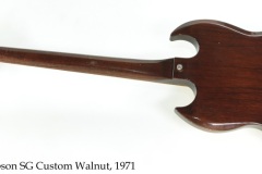 Gibson SG Custom Walnut, 1971 Full Rear View