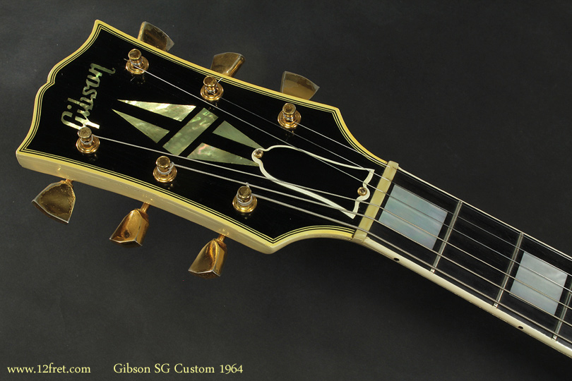 Gibson SG Custom 1964 head front view