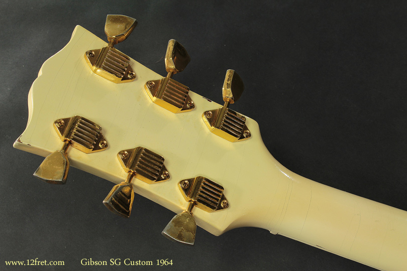 Gibson SG Custom 1964 head rear view