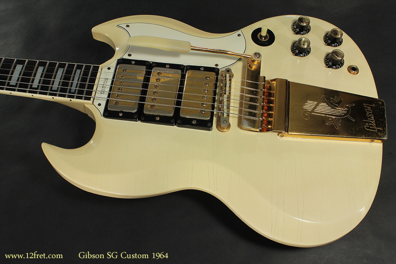 Gibson SG Custom 1964 top view 1