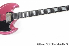 Gibson SG Elite Metallic Sunset, 1987 Full Front View