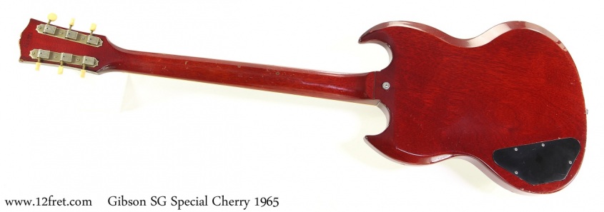 Gibson SG Special Cherry 1965 Full Rear View