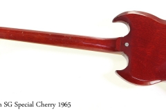 Gibson SG Special Cherry 1965 Full Rear View
