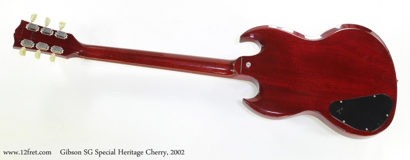 Gibson SG Special Heritage Cherry, 2002   Full Rear View