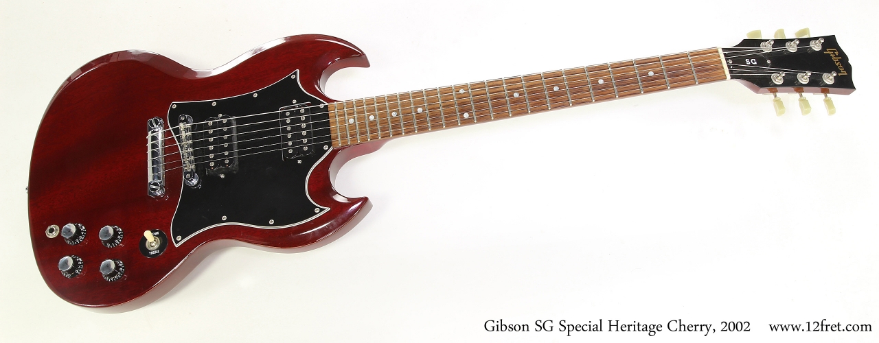 Gibson SG Special Heritage Cherry, 2002   Full Front View