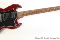 Gibson SG Special Heritage Cherry, 2002   Full Front View