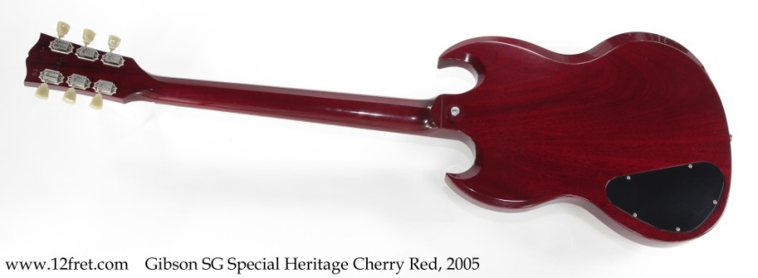 Gibson SG Special Heritage Cherry Red, 2005 Full Rear View