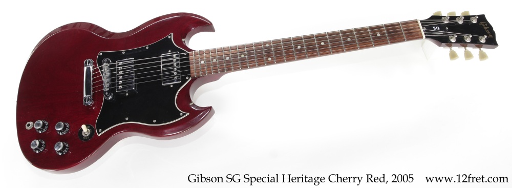 Gibson SG Special Heritage Cherry Red, 2005 | www.12fret.com