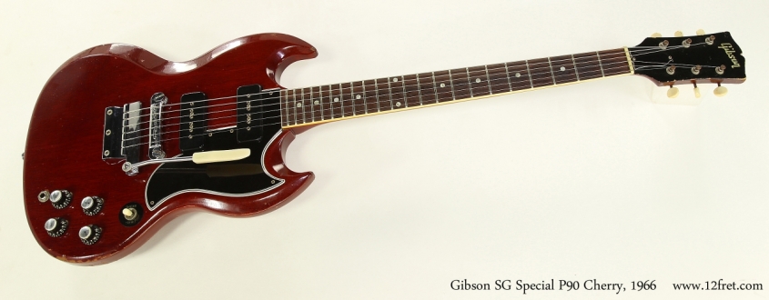 Gibson SG Special P90 Cherry, 1966 Full Front View