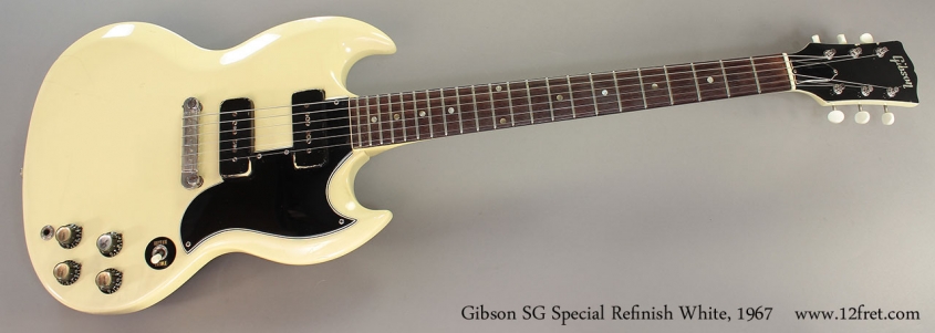 Gibson SG Special Refinish White, 1967 full front view