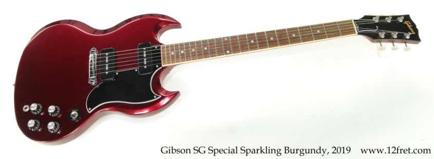 Gibson SG Special Sparkling Burgundy, 2019 Full Front View