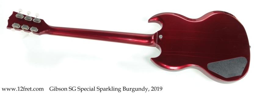 Gibson SG Special Sparkling Burgundy, 2019 Full Rear View