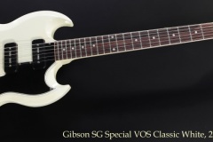Gibson SG Special VOS Classic White, 2007 Full Front View