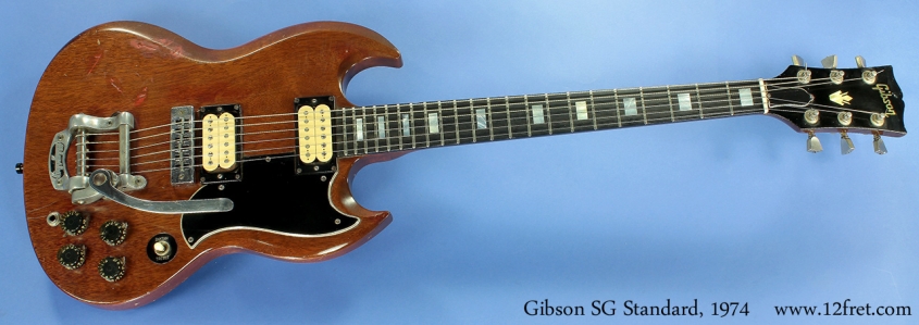 Gibson SG Standard 1974 full front view