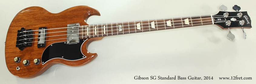 Gibson SG Standard Bass Guitar, 2014 Full Front View