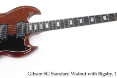 Gibson SG Standard Walnut with Bigsby, 1973 Full Front View